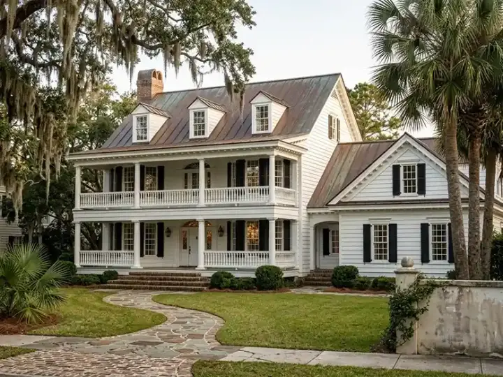 Southern house plans 57-309 - front exterior, 3,057 sq ft, 4 bed, 3 bath house plans | Monster House Plans