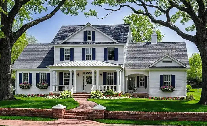 Country house plans 57-324 - front exterior, 2,670 sq ft, 6 bed, 4 bath house plans | Monster House Plans