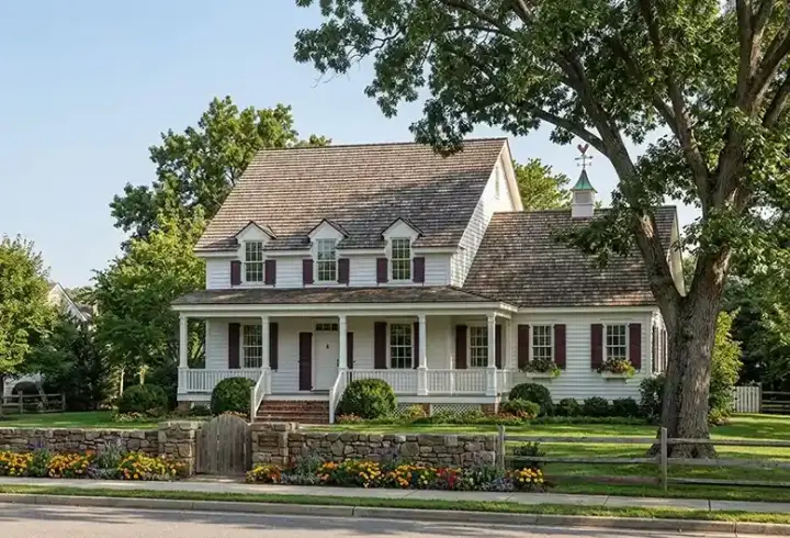 Country house plans 57-331 - front exterior, 2,530 sq ft, 4 bed, 3 bath house plans | Monster House Plans