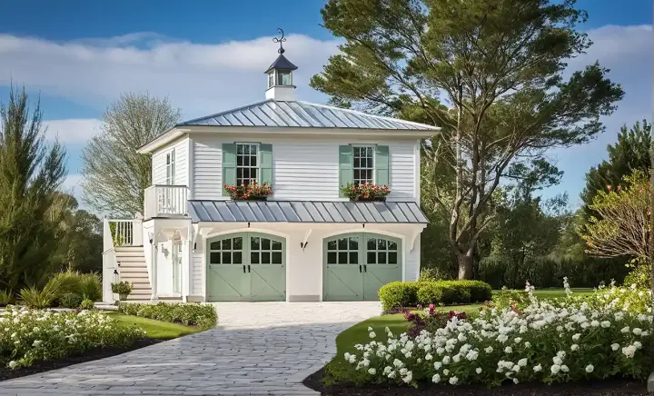 Cottage house plans 57-340 - front exterior, 1,292 sq ft, 1 bed, 1 bath house plans | Monster House Plans