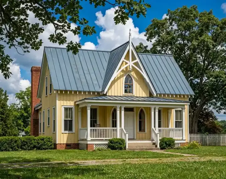 Cape Cod house plans 57-360 - front exterior, 2,802 sq ft, 4 bed, 4 bath house plans | Monster House Plans
