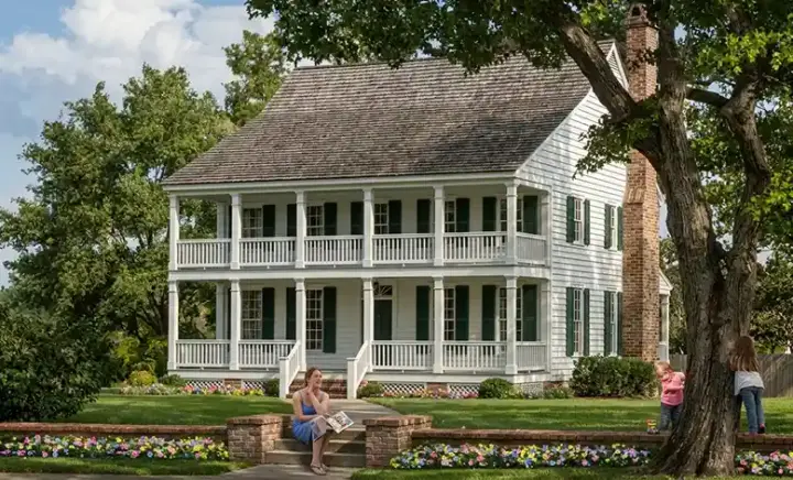 Southern house plans 57-371 - front exterior, 2,774 sq ft, 4 bed, 3 bath house plans | Monster House Plans