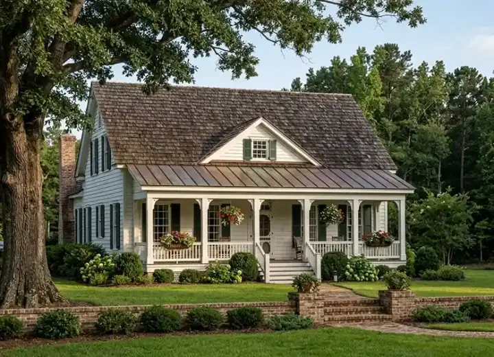 Country house plans 57-372 - front exterior, 2,705 sq ft, 4 bed, 4 bath house plans | Monster House Plans