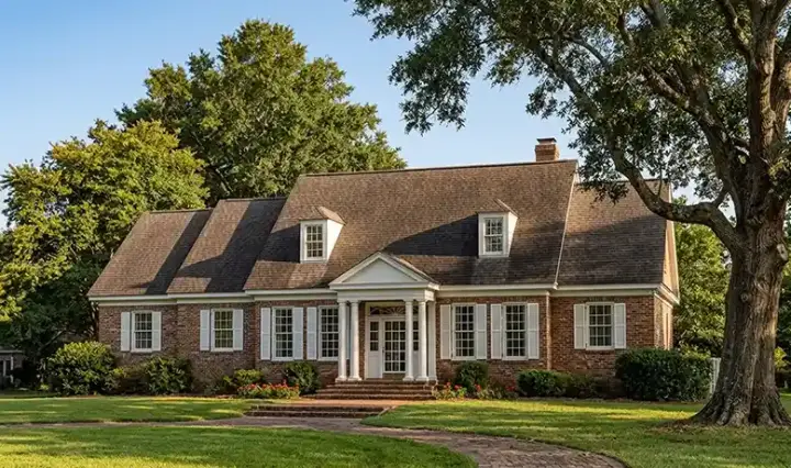 Southern house plans 57-391 - front exterior, 2,215 sq ft, 4 bed, 3 bath house plans | Monster House Plans
