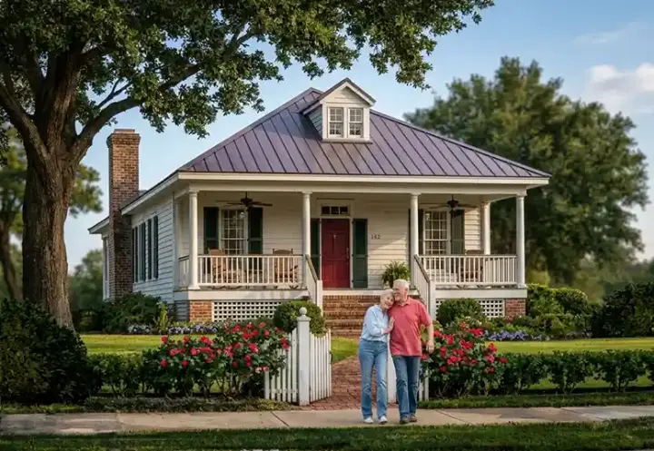 Southern house plans 57-405 - front exterior, 1,643 sq ft, 3 bed, 2 bath house plans | Monster House Plans