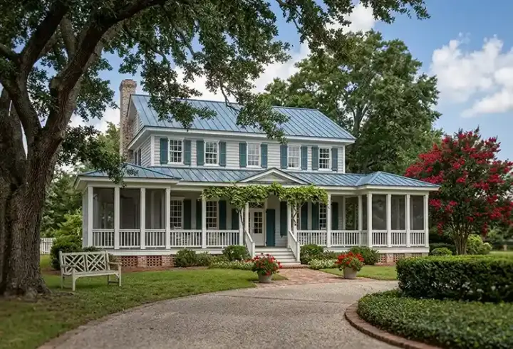 Country house plans 57-410 - front exterior, 3,144 sq ft, 4 bed, 3 bath house plans | Monster House Plans
