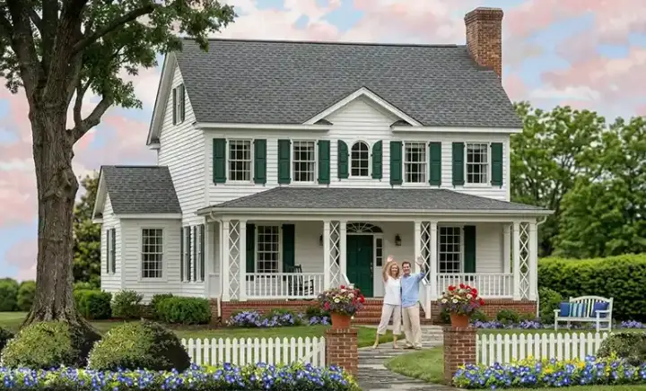 Southern house plans 57-419 - front exterior, 2,219 sq ft, 4 bed, 3 bath house plans | Monster House Plans