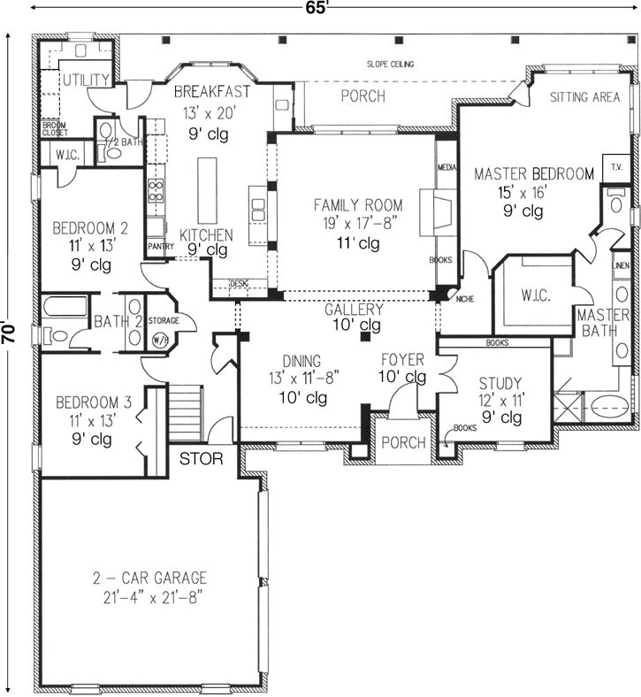 Main Floor Plan: 58-103