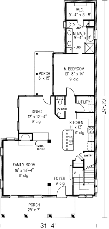 Main Floor Plan: 58-105
