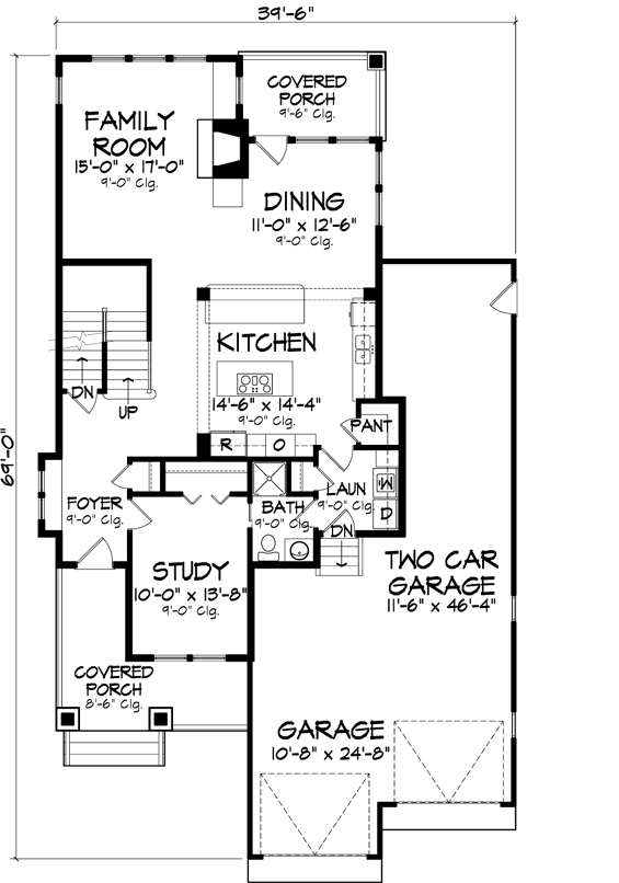 Main Floor Plan: 58-109