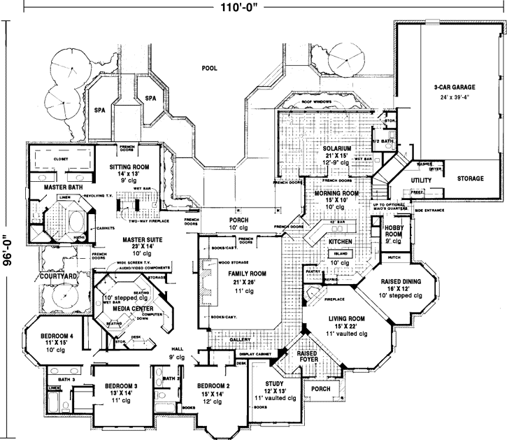 Main Floor Plan: 58-110