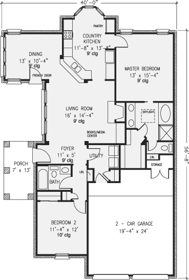Main Floor Plan: 58-111
