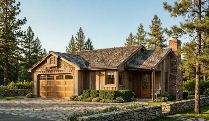 Traditional house plans 58-113 - front exterior, 1,060 sq ft, 3 bed, 2 bath house plans | Monster House Plans