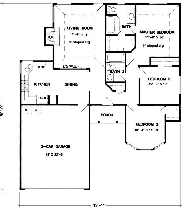 Main Floor Plan: 58-115