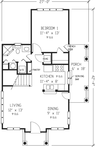 Main Floor Plan: 58-116