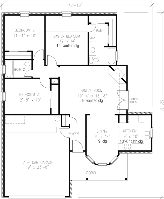 Main Floor Plan: 58-117