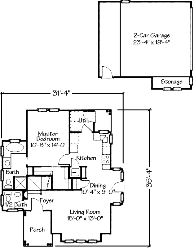 Main Floor Plan: 58-118