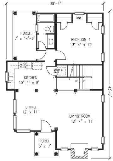 Main Floor Plan: 58-119