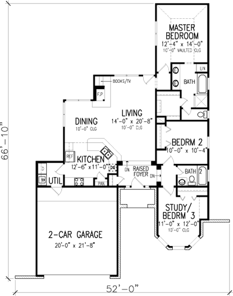 Main Floor Plan: 58-122