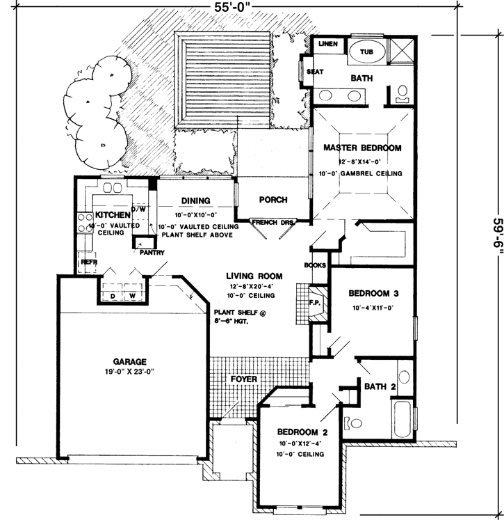 Main Floor Plan: 58-124