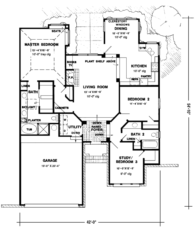 Main Floor Plan: 58-125