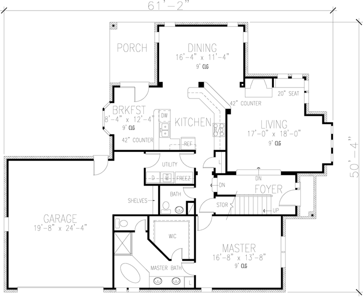 Main Floor Plan: 58-126