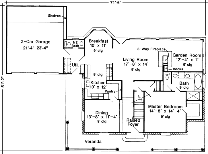 Main Floor Plan: 58-128