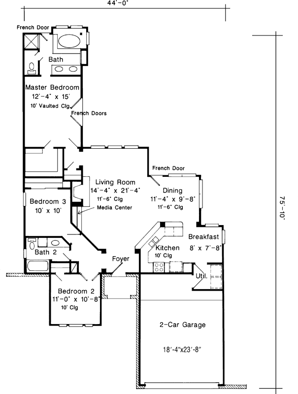 Main Floor Plan: 58-130