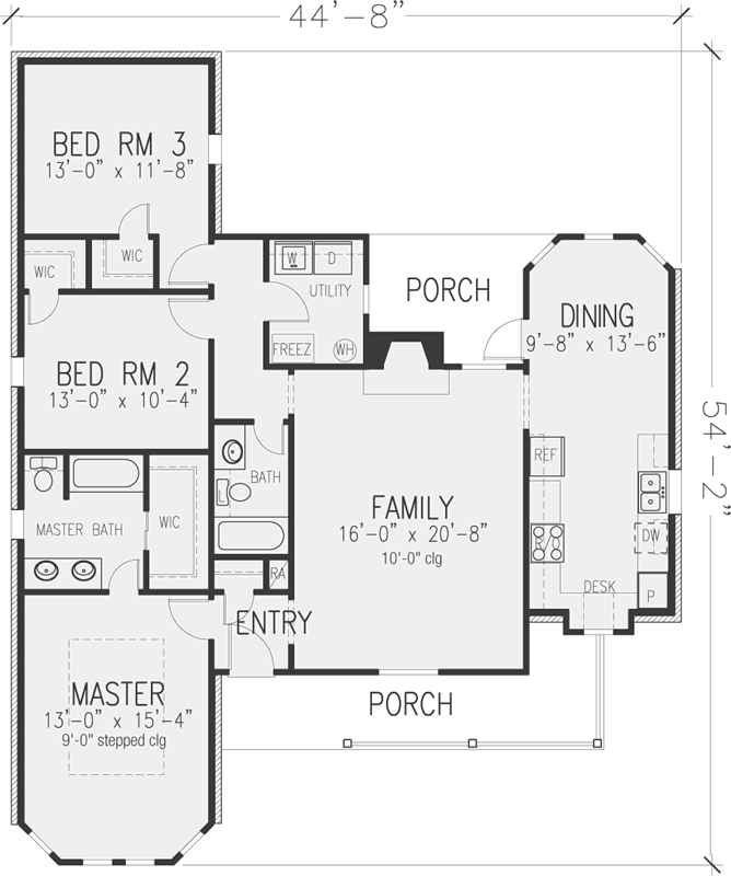 Main Floor Plan: 58-131