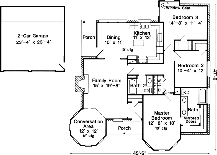 Main Floor Plan: 58-135