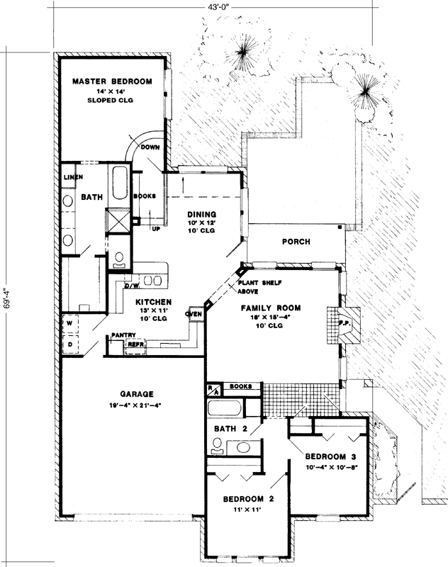 Main Floor Plan: 58-136
