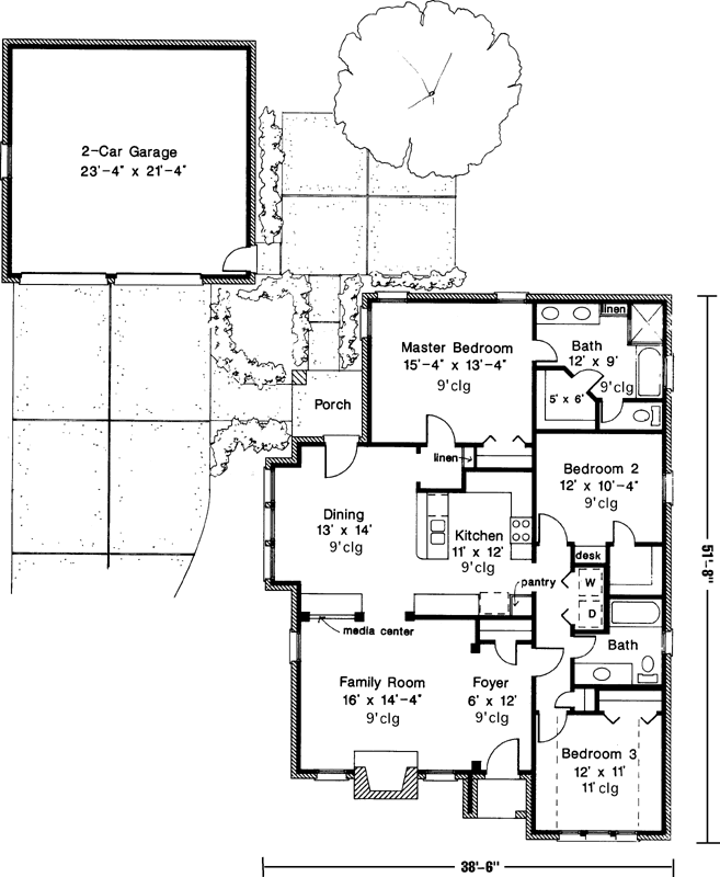 Main Floor Plan: 58-141