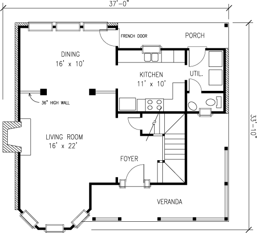 Main Floor Plan: 58-142