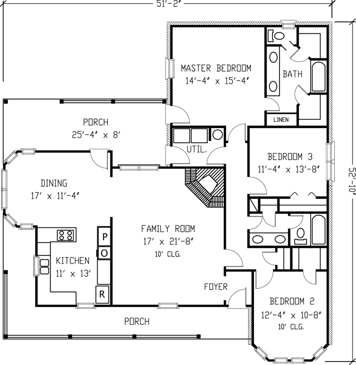 Main Floor Plan: 58-145