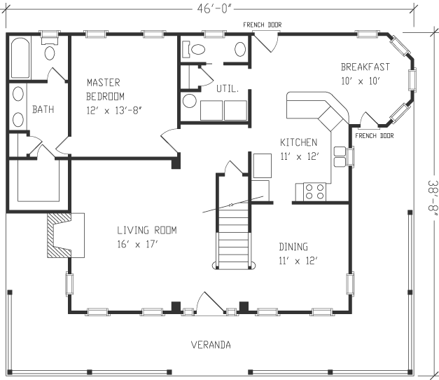 Main Floor Plan: 58-149
