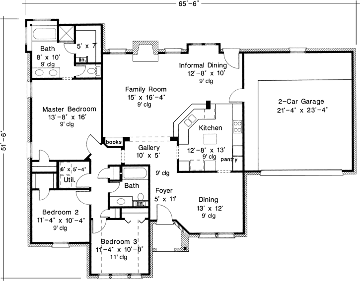 Main Floor Plan: 58-150