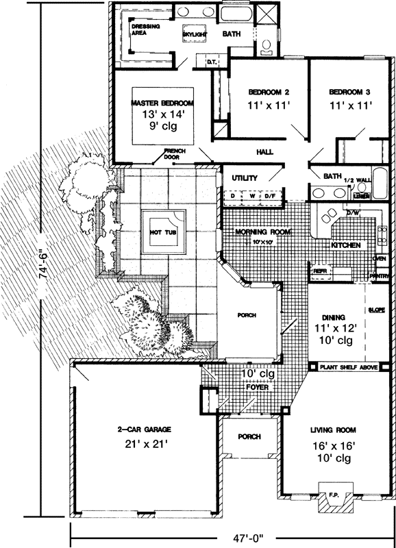 Main Floor Plan: 58-157