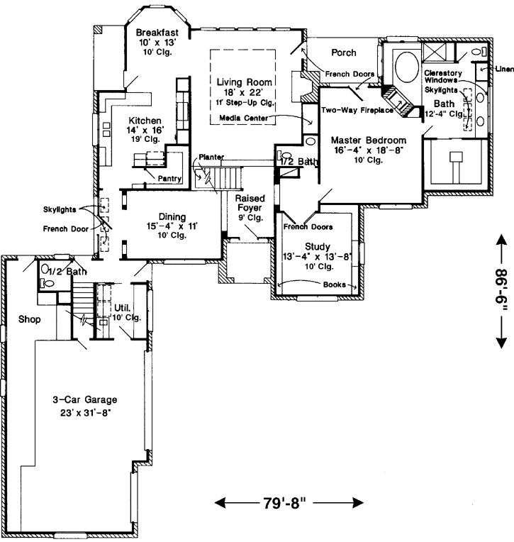Main Floor Plan: 58-158