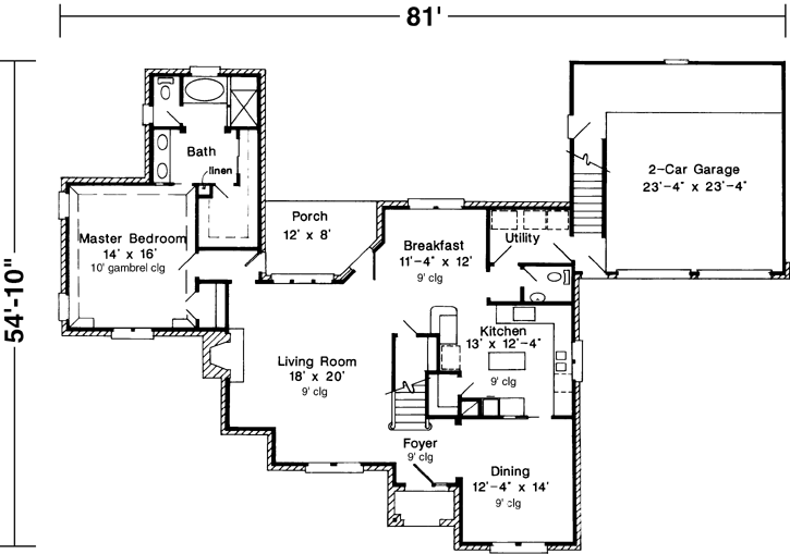 Main Floor Plan: 58-159