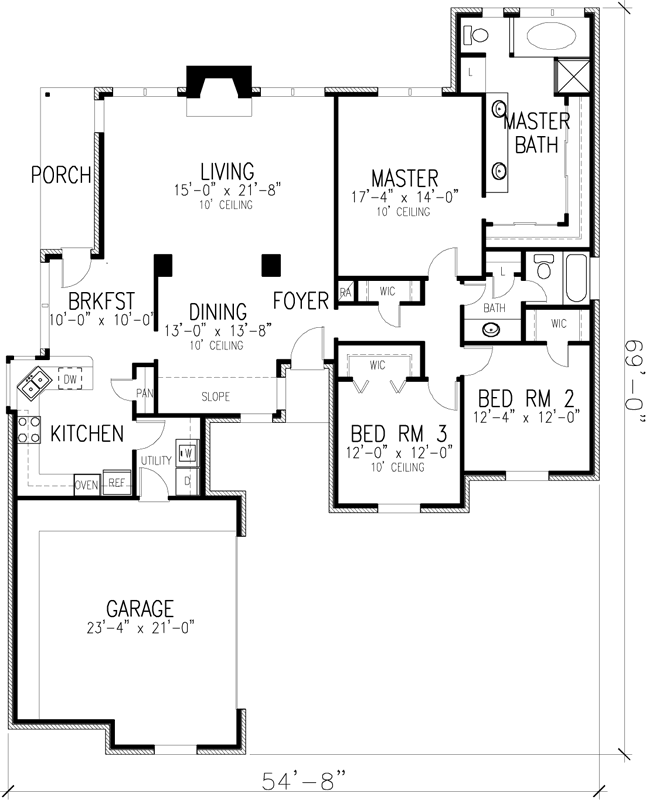 Main Floor Plan: 58-160