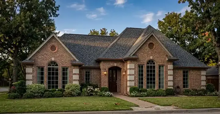 European house plans 58-161 - front exterior, 1,943 sq ft, 3 bed, 2 bath house plans | Monster House Plans