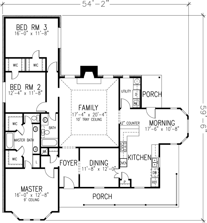 Main Floor Plan: 58-162