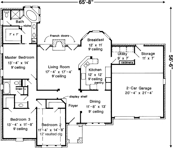 Main Floor Plan: 58-164
