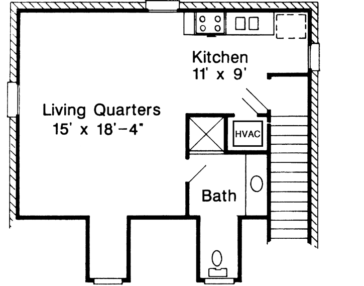 Upper/Second Floor Plan: 58-165