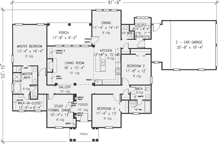 Main Floor Plan: 58-168