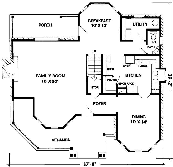 Main Floor Plan: 58-169