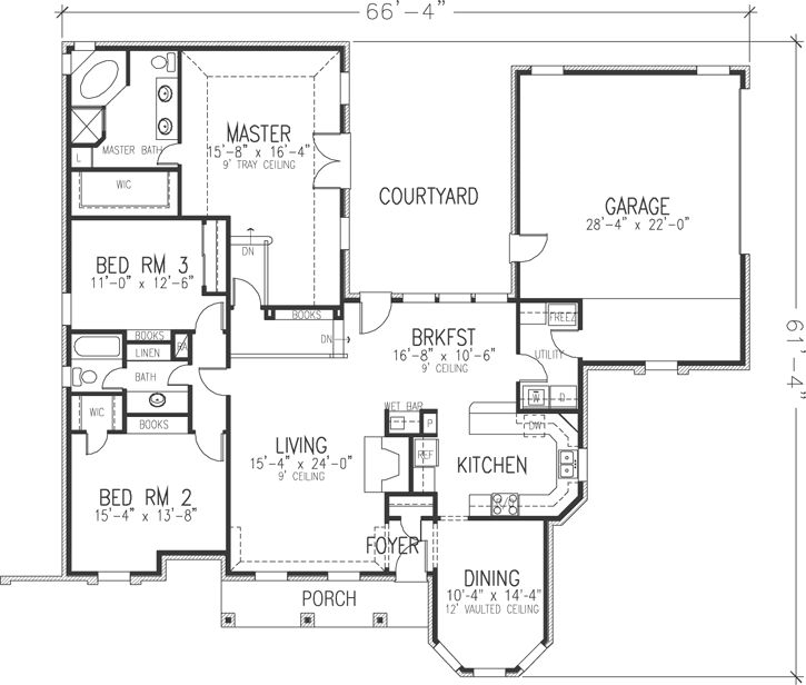 Main Floor Plan: 58-174