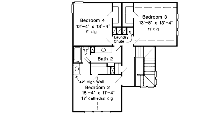 Upper/Second Floor Plan:58-176