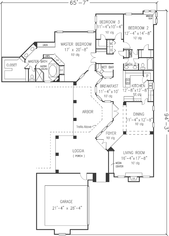 Main Floor Plan: 58-177