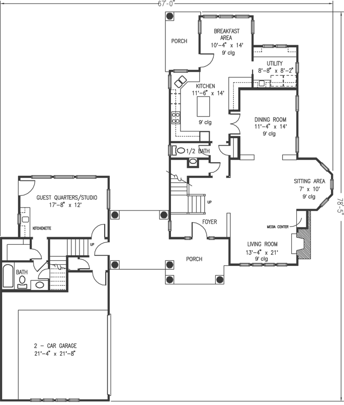 Main Floor Plan: 58-181